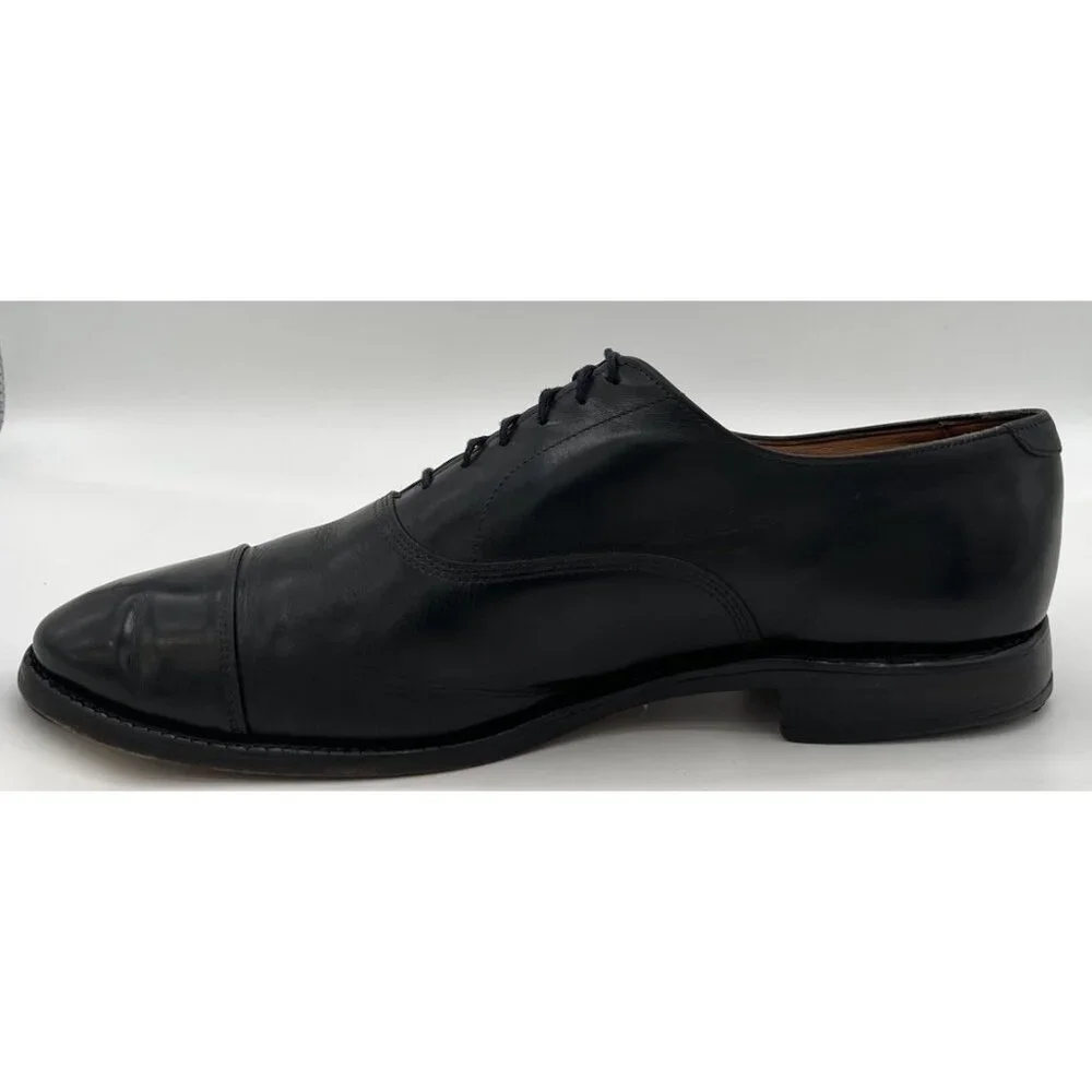 Allen Edmonds PARK AVENUE Black Leather Cap-Toe Oxfords Men’s 10.5D Dress Shoes